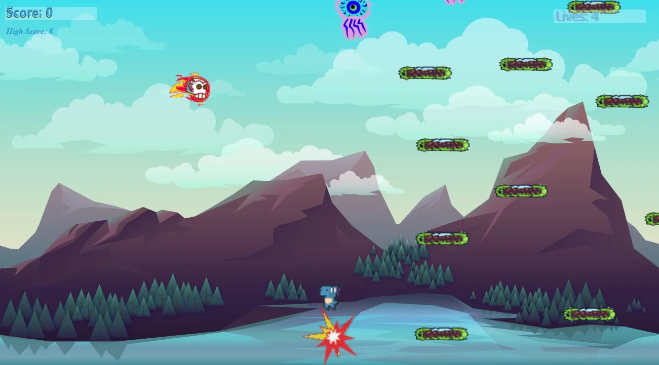 Изображение игры: Super B-Dino's adventures