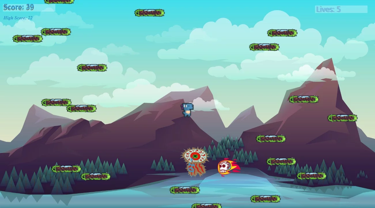 Изображение игры: Super B-Dino's adventures
