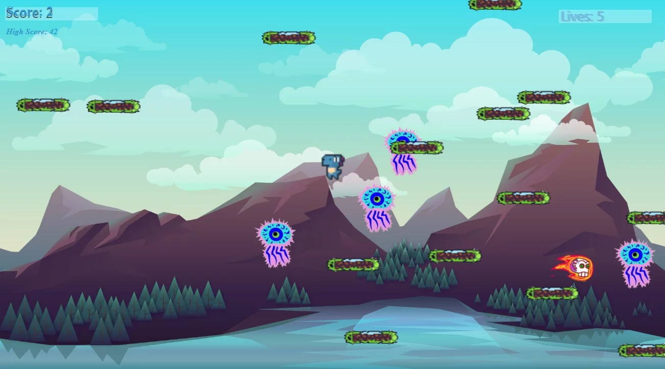 Изображение игры: Super B-Dino's adventures