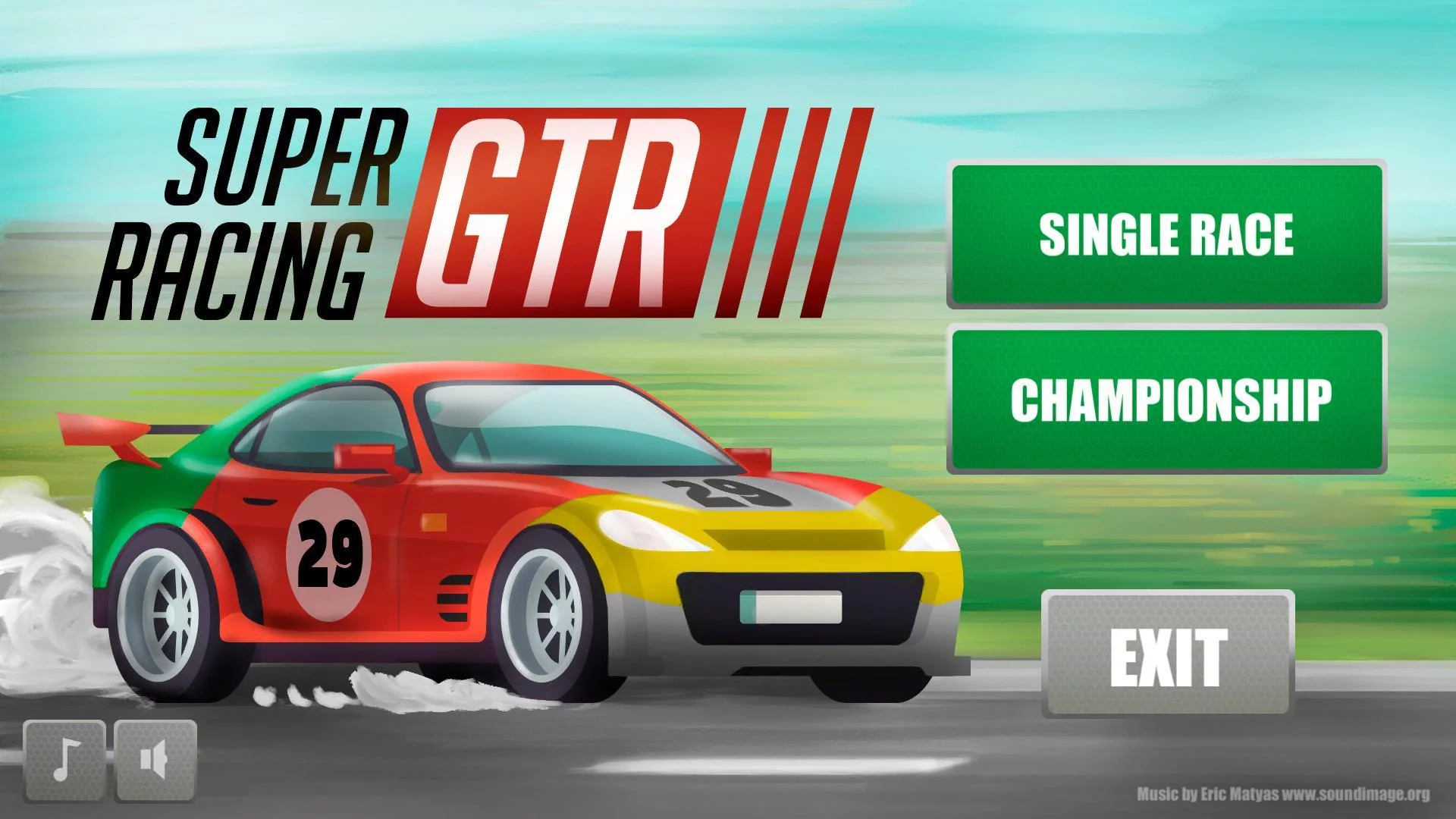 Изображение игры: Super GTR Racing