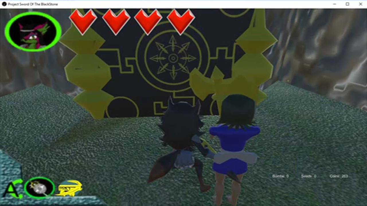 Изображение игры: Sword of the Black Stone