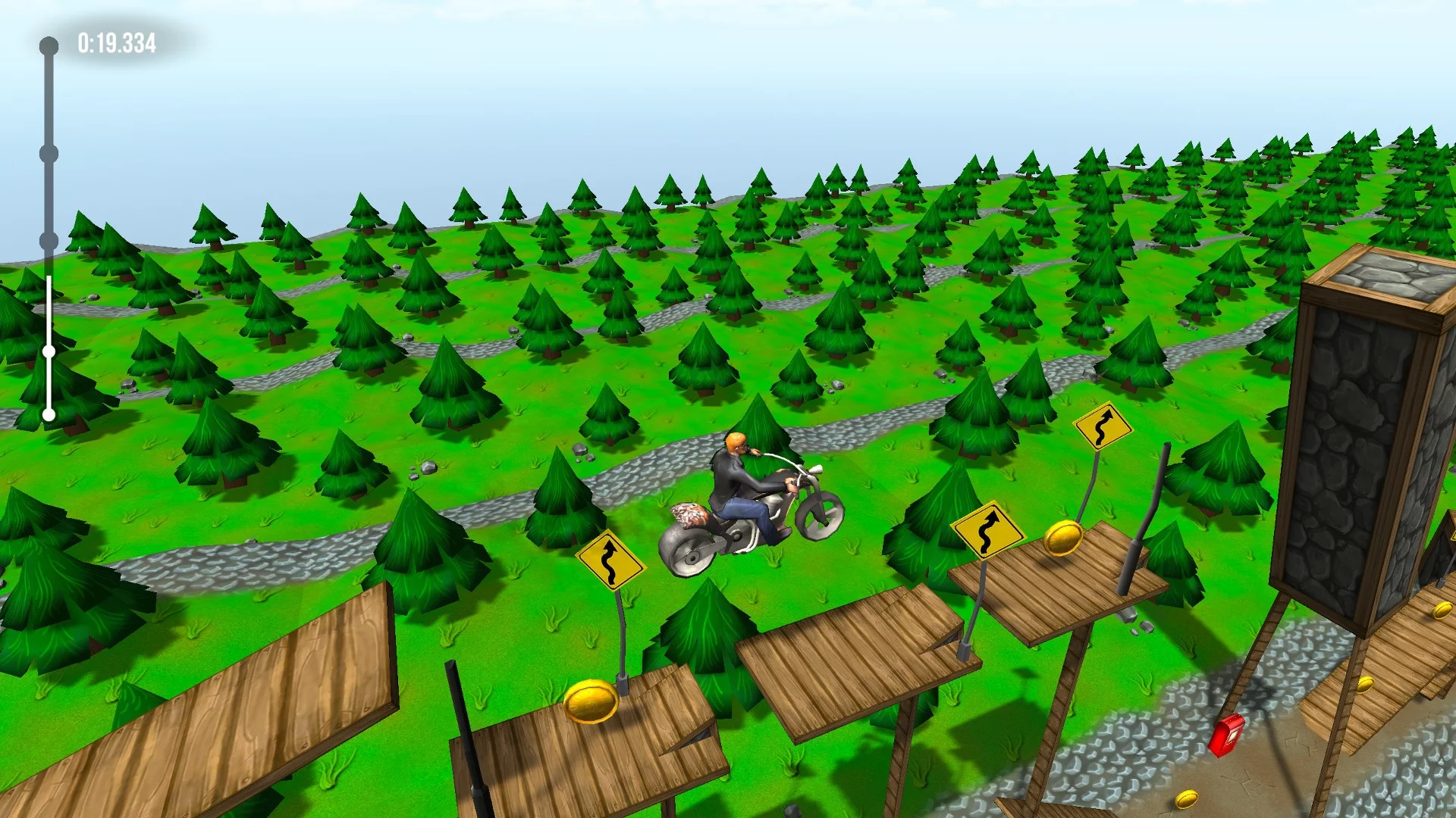 Изображение игры: Moto Racing 3D