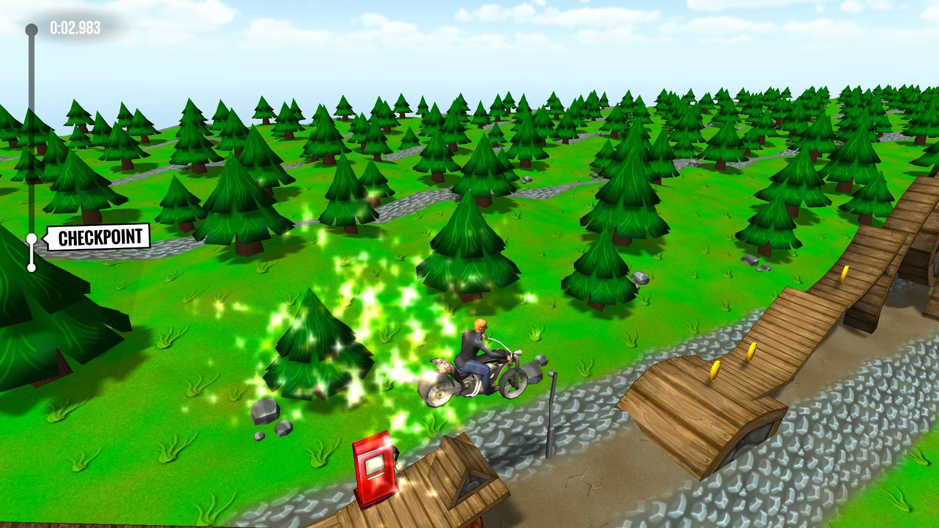 Изображение игры: Moto Racing 3D
