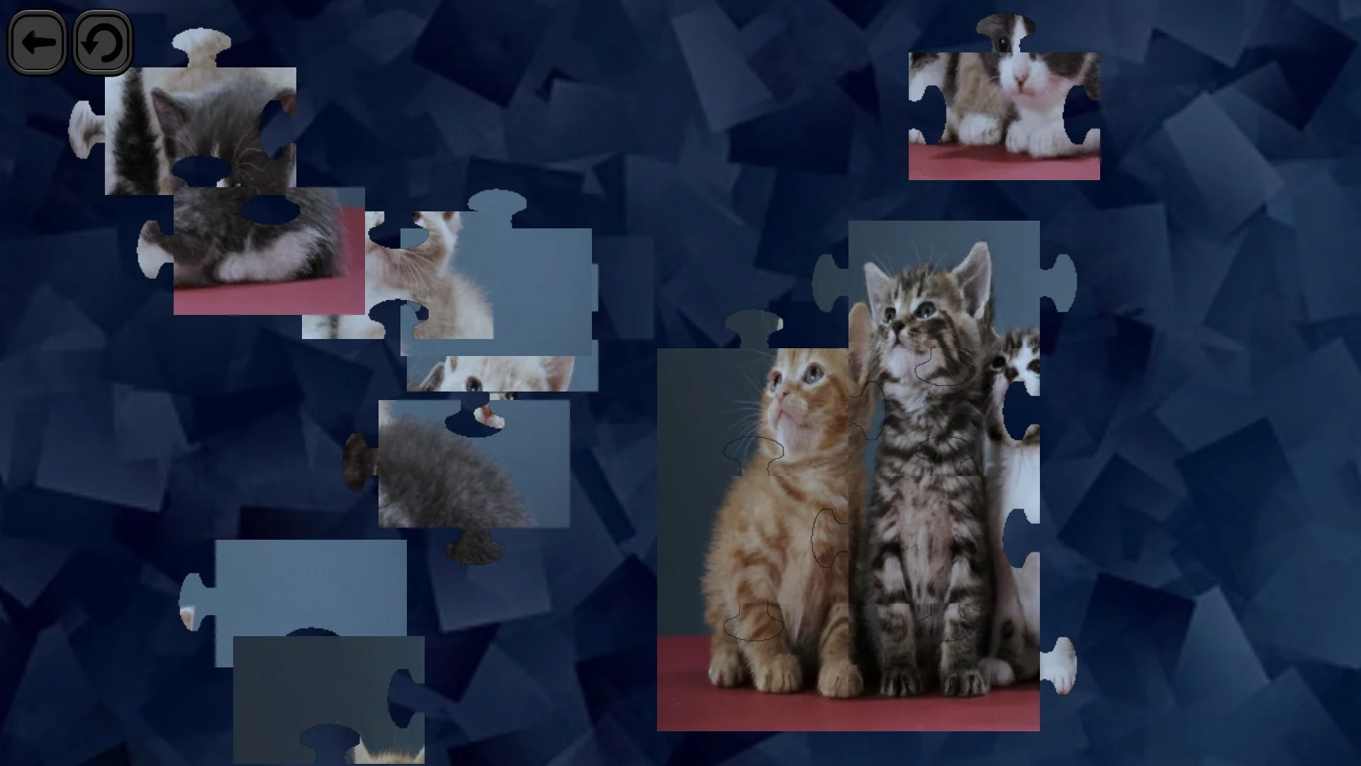 Изображение игры: Puzzles for smart: Cats