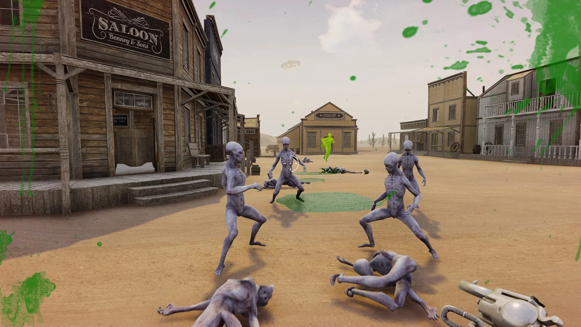 Изображение игры: ALIENS INVADED OUR PLANET