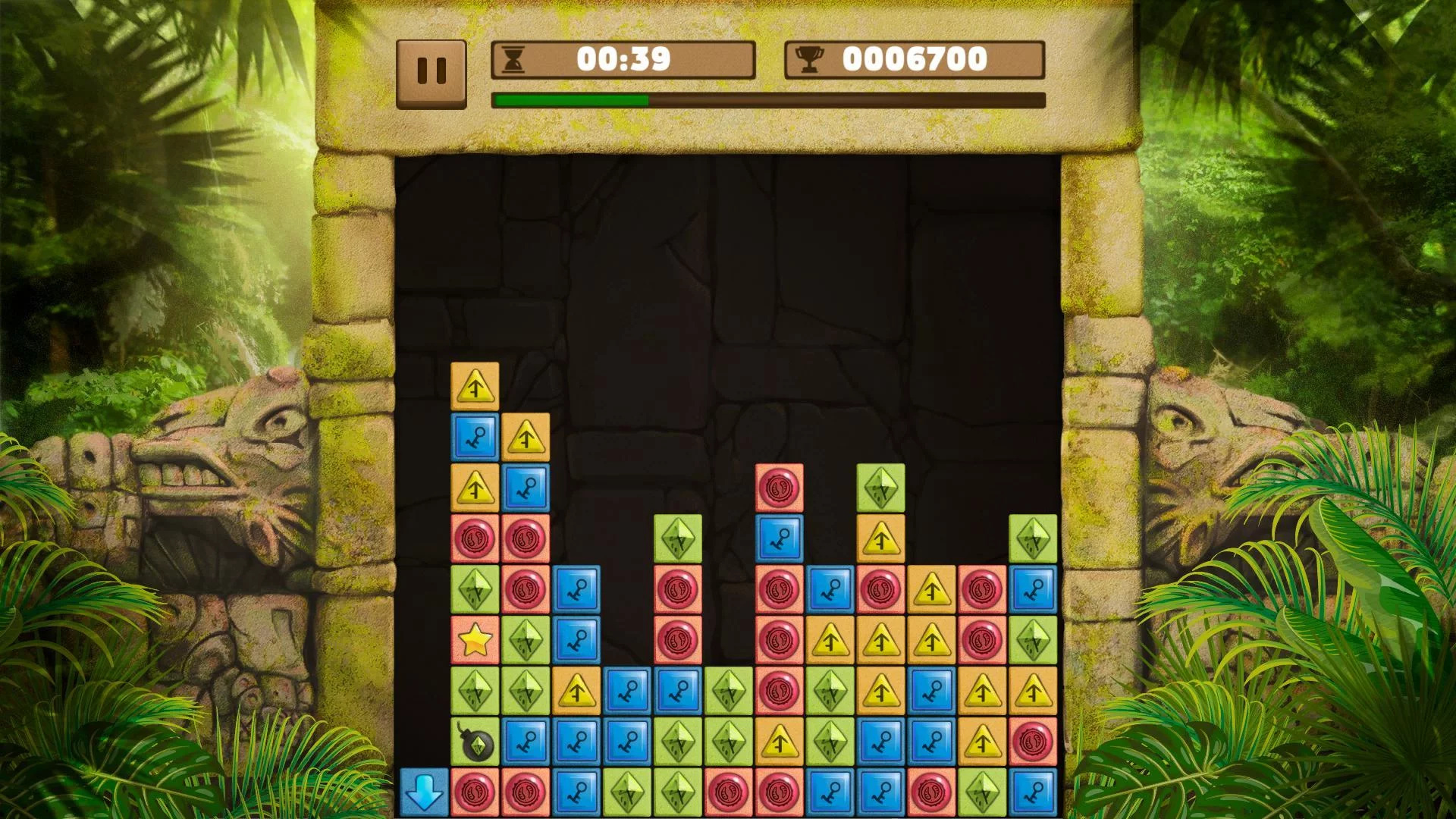 Изображение игры: Inca Blocks
