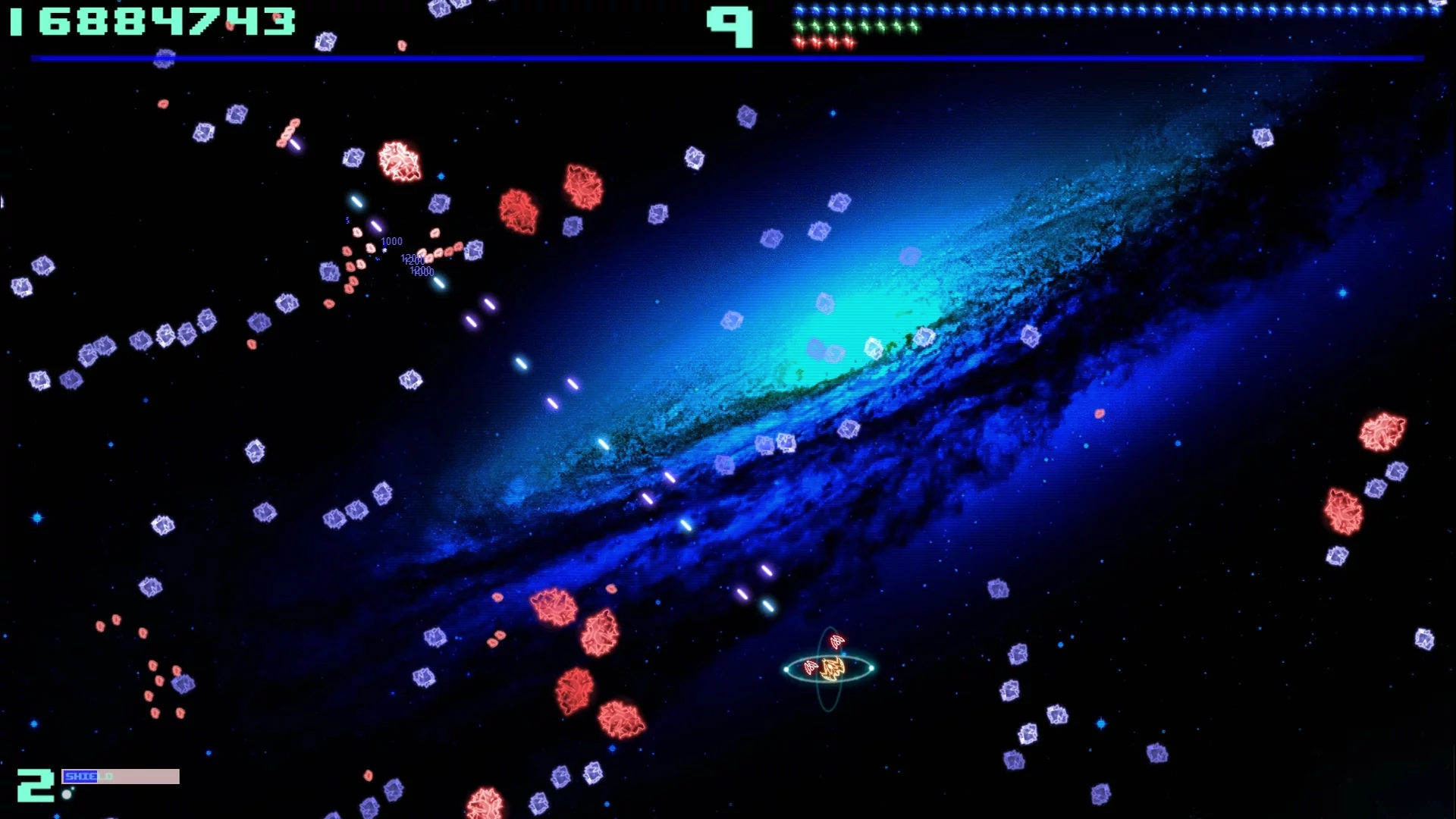 Изображение игры: SUPER ASTEROIDS