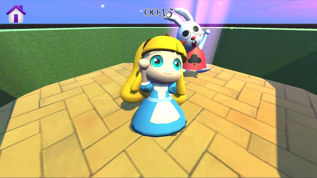 Изображение игры: Alice in Wonderland - 3D Labyrinth Game