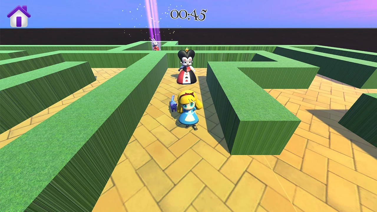 Изображение игры: Alice in Wonderland - 3D Labyrinth Game