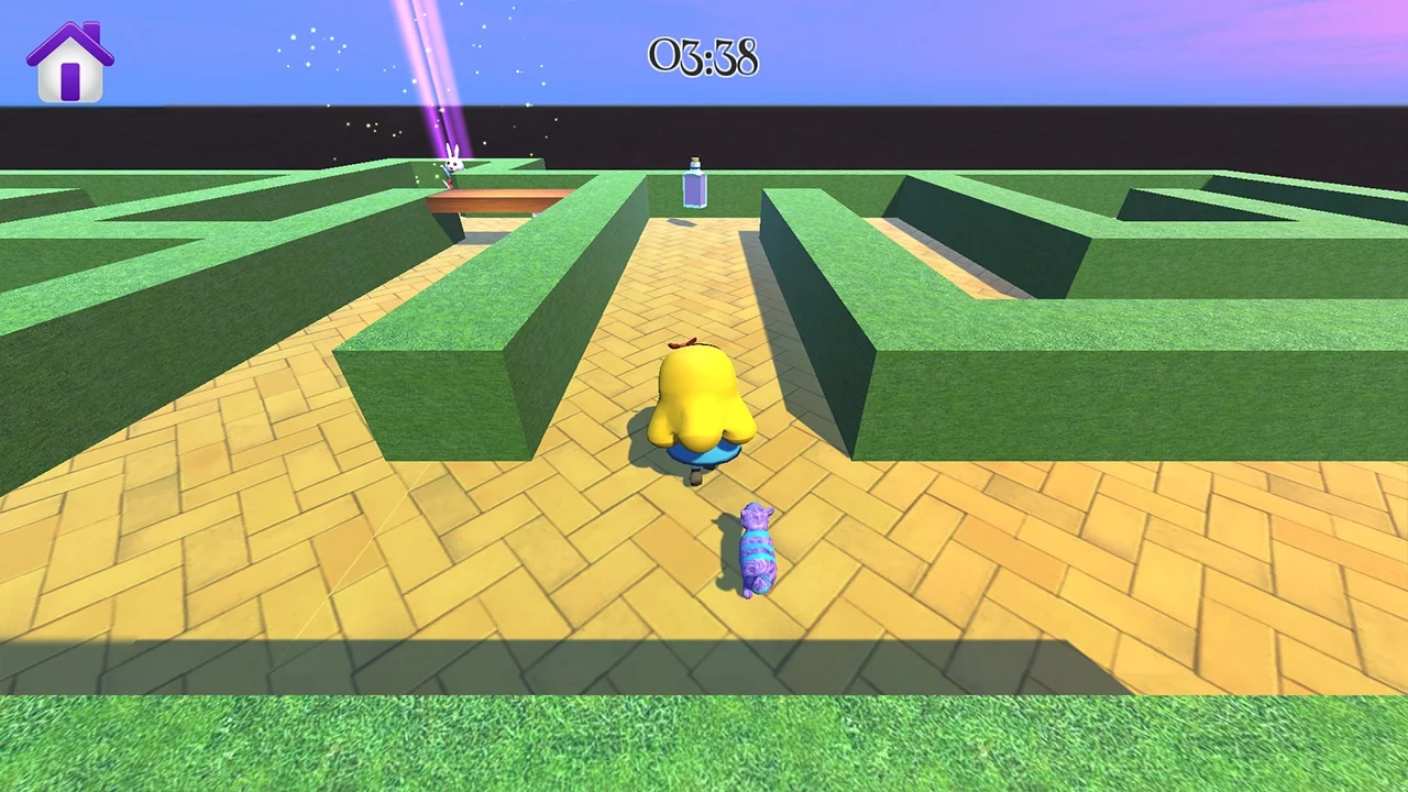 Изображение игры: Alice in Wonderland - 3D Labyrinth Game