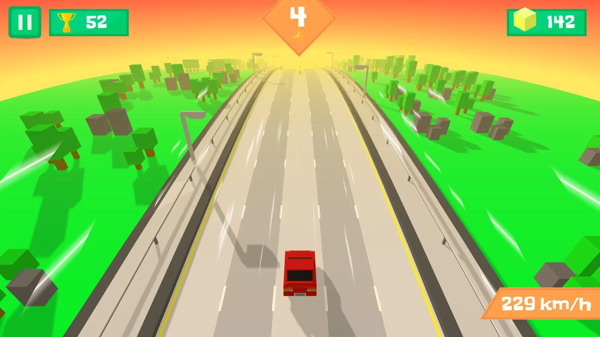 Изображение игры: Pixel Traffic: Highway Racing