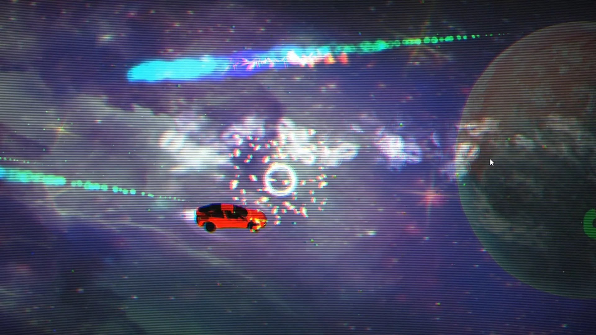 Изображение игры: Tesla roadster going to mars
