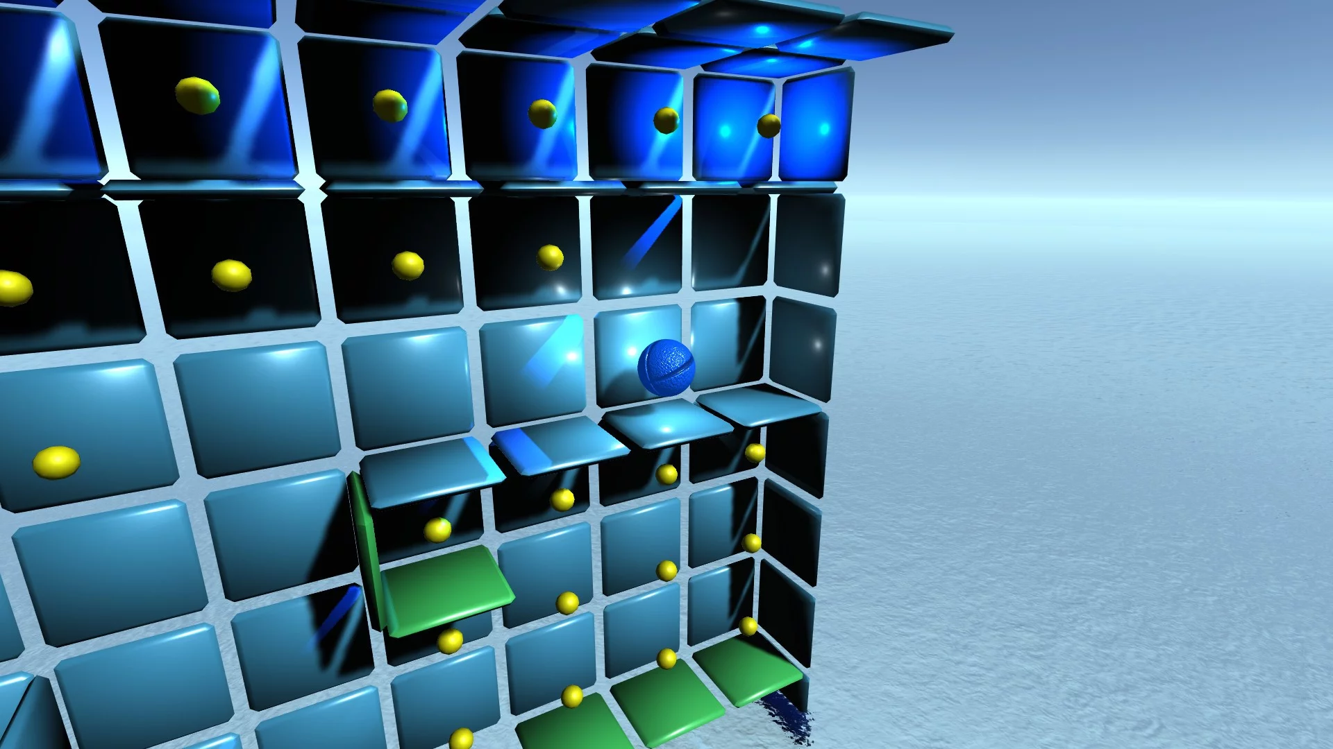 Изображение игры: Glow Ball - Not A Billiard Puzzle Game
