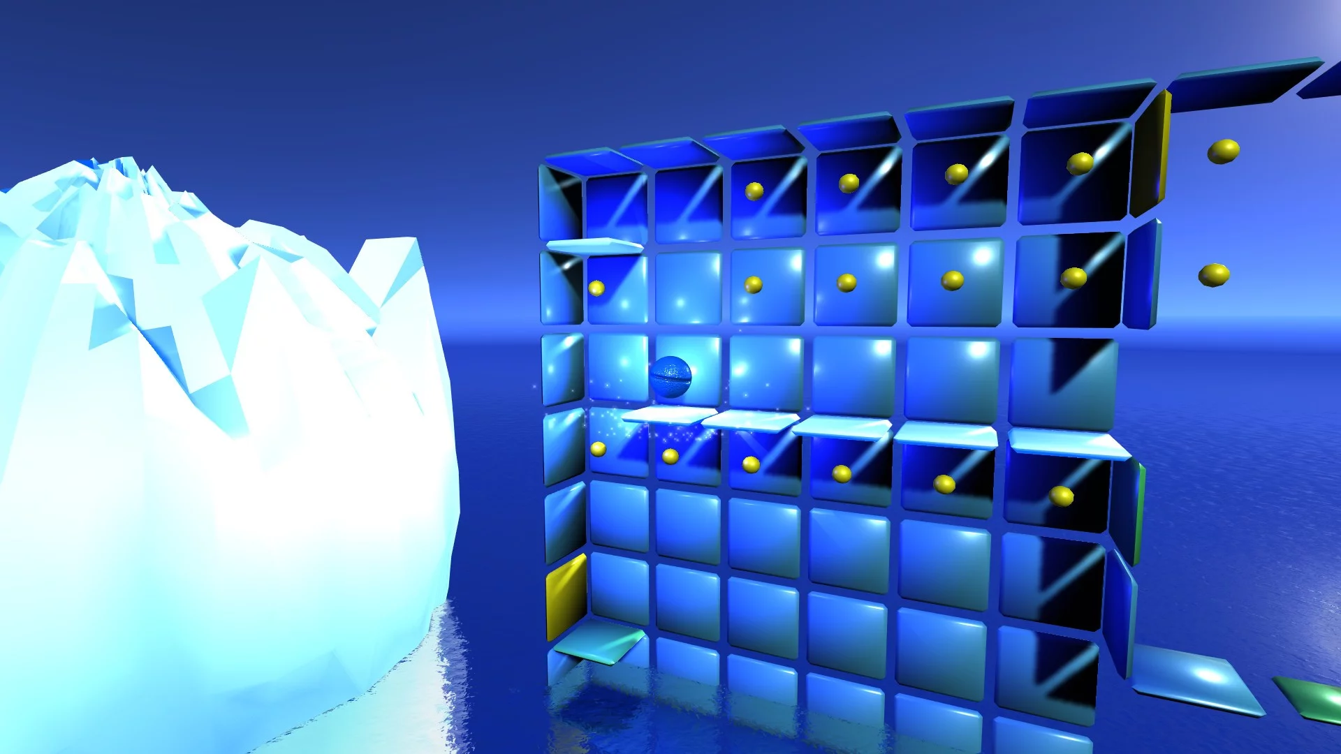 Изображение игры: Glow Ball - Not A Billiard Puzzle Game