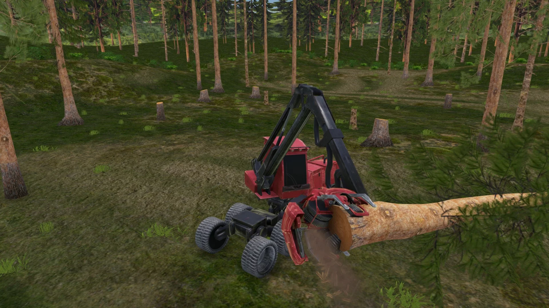 Изображение игры: Forest Harvester Simulator