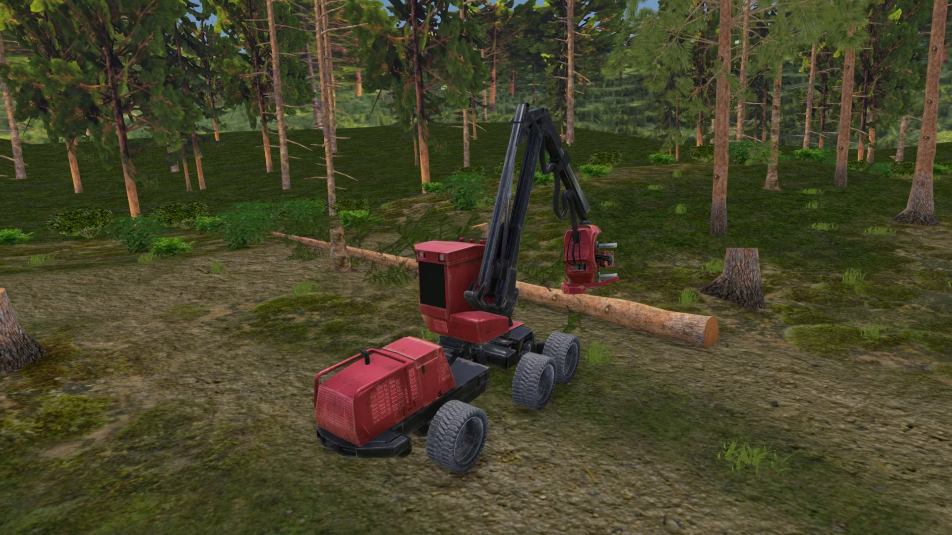 Изображение игры: Forest Harvester Simulator