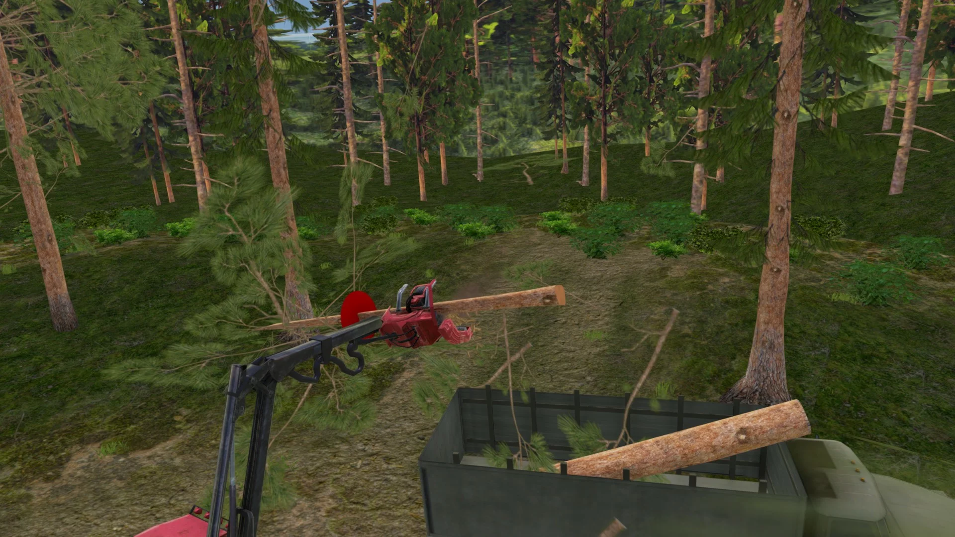 Изображение игры: Forest Harvester Simulator