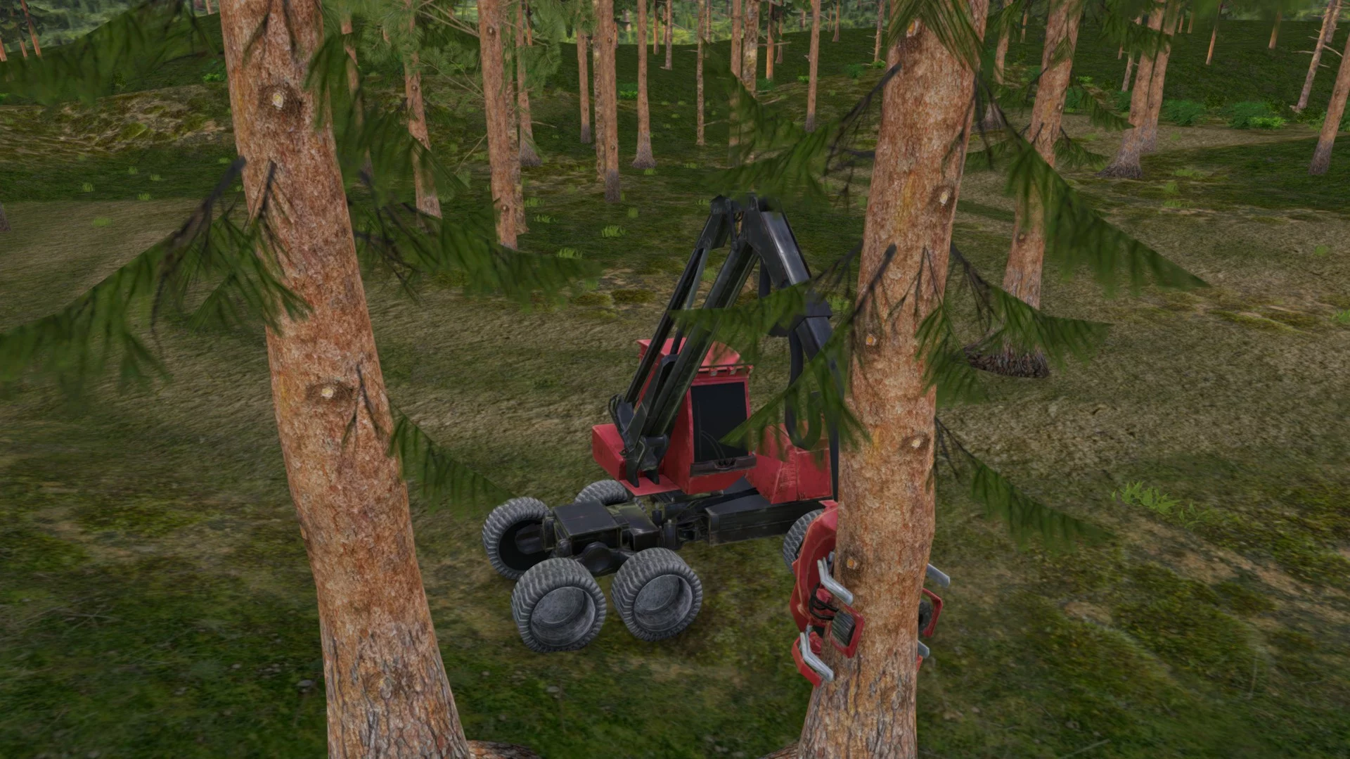 Изображение игры: Forest Harvester Simulator
