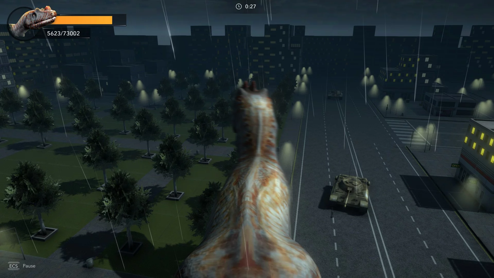 Изображение игры: Jurassic City Walk