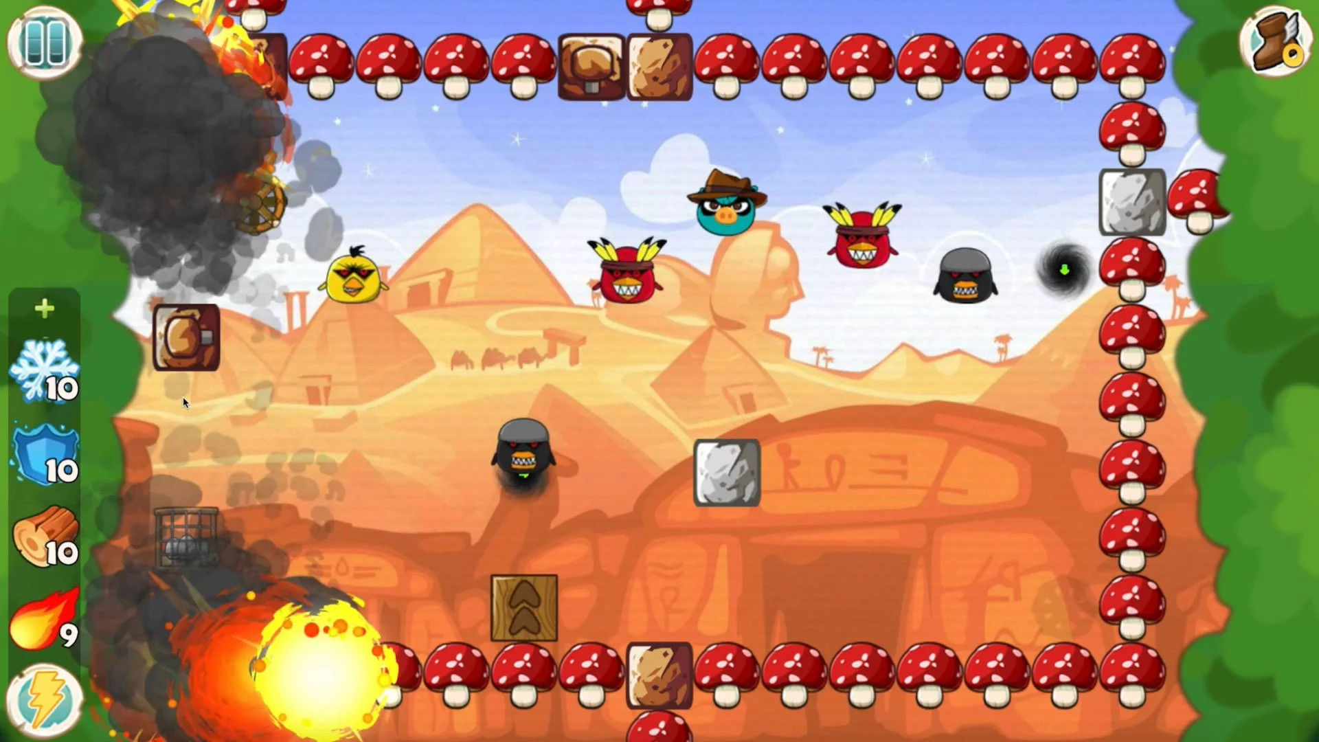 Изображение игры: Hungry Piggy vs Chicken