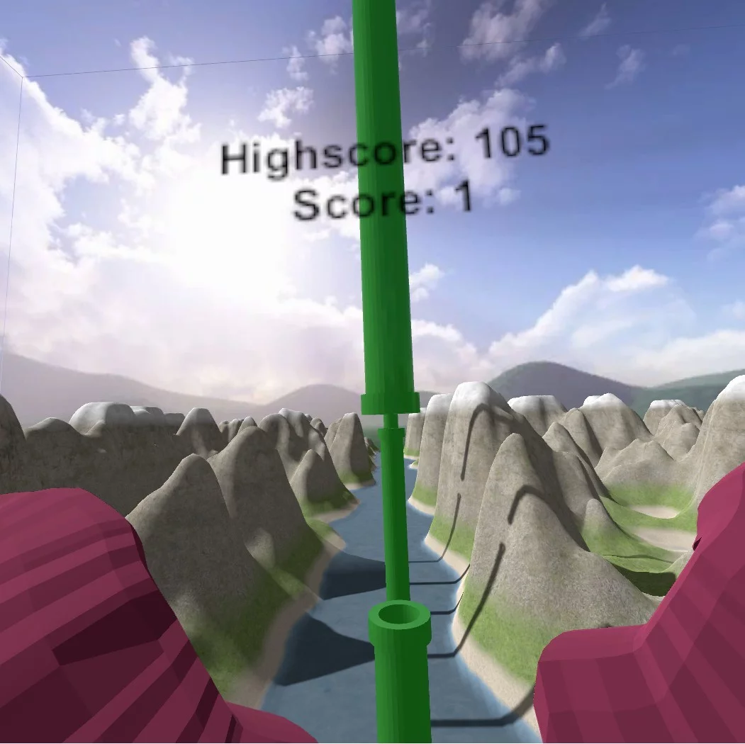 Изображение игры: FlappyU VR