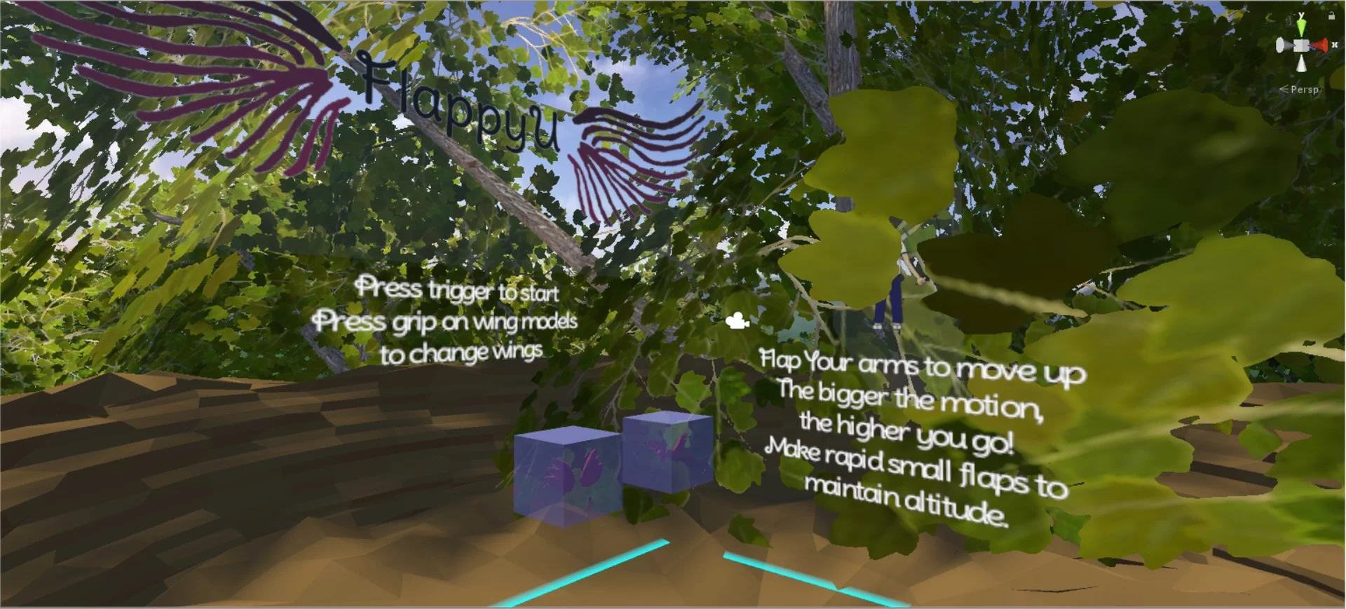 Изображение игры: FlappyU VR