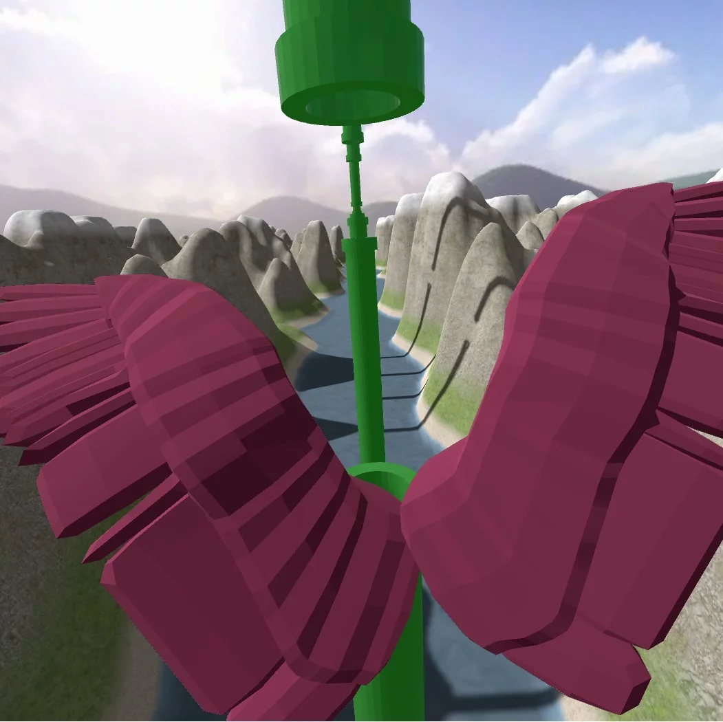 Изображение игры: FlappyU VR