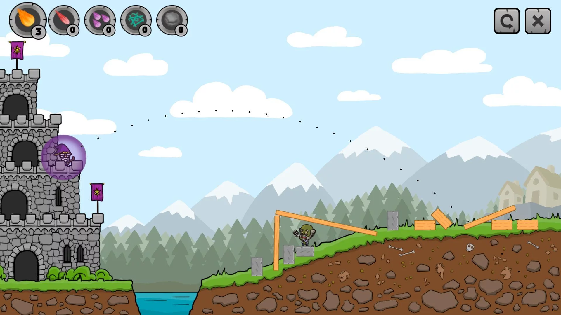 Изображение игры: Merlin vs Zombies