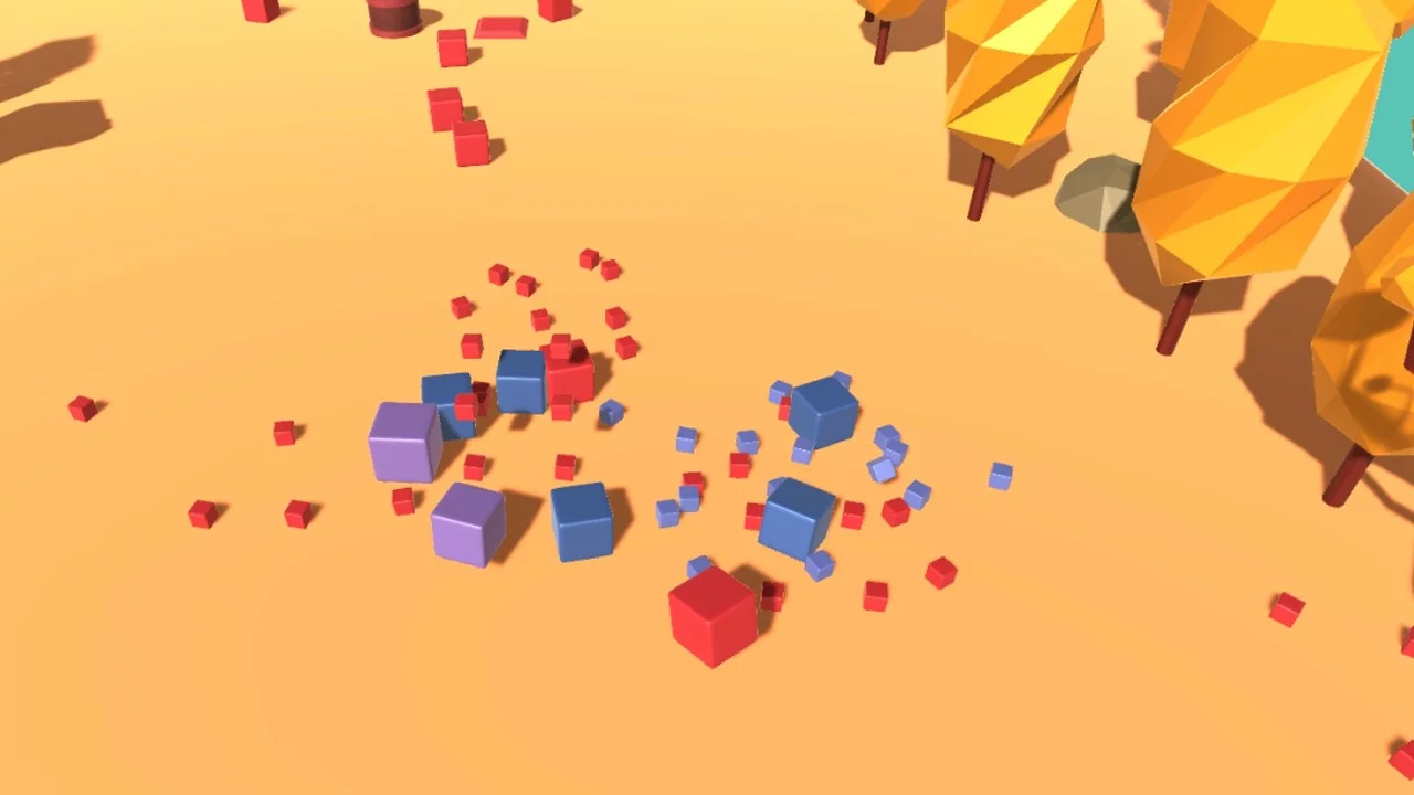 Изображение игры: Battle of cubes