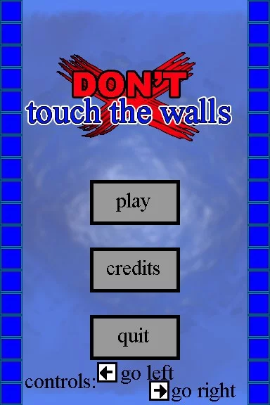 Изображение игры: DON'T touch the walls