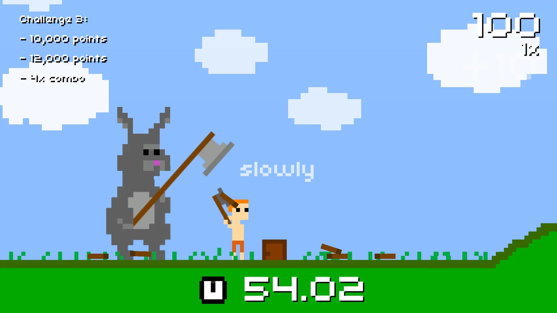 Изображение игры: Super Lumberjack