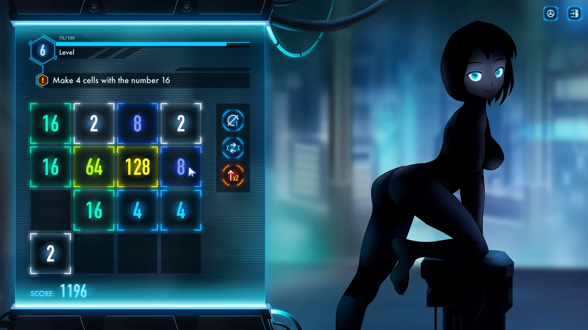Изображение игры: Iron Ladies 2048