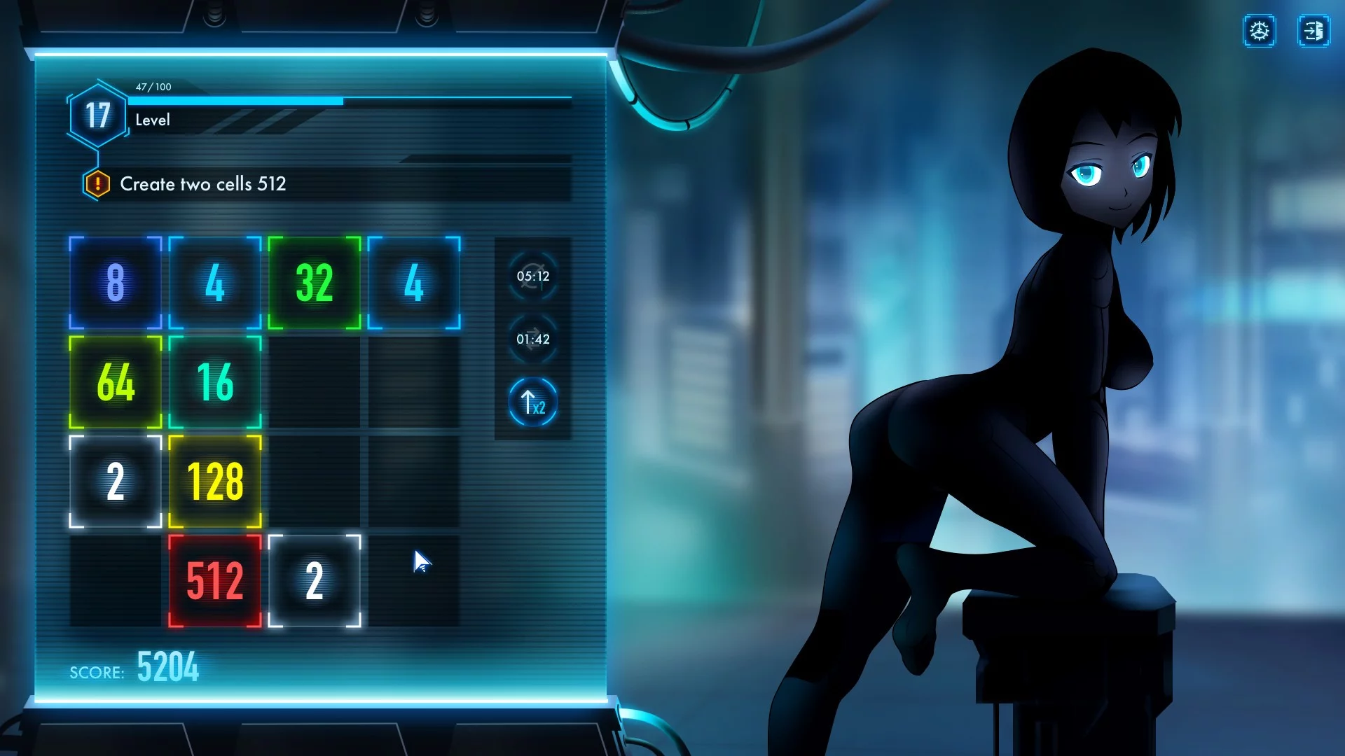 Изображение игры: Iron Ladies 2048