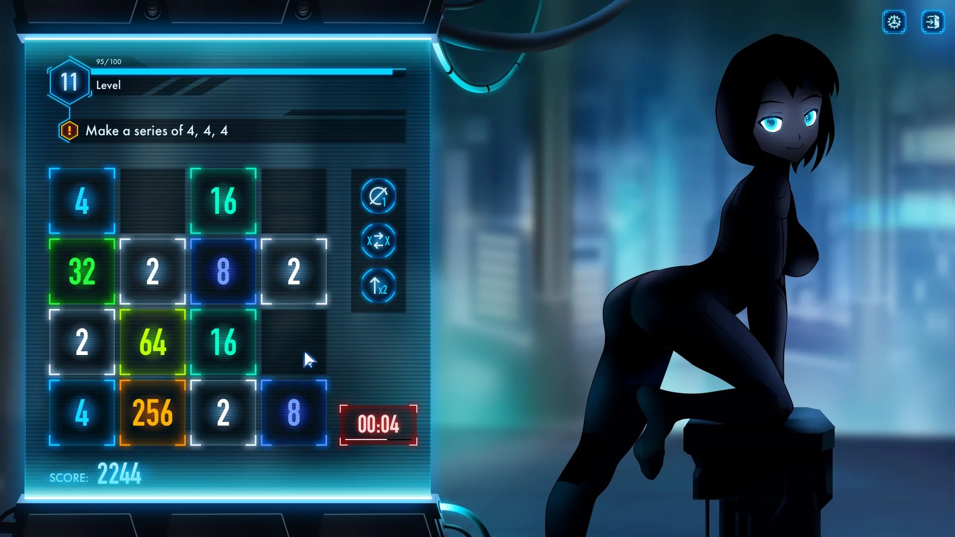 Изображение игры: Iron Ladies 2048