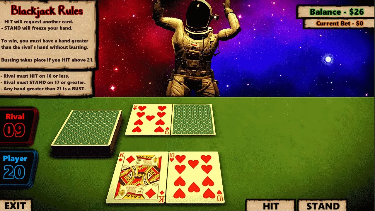 Изображение игры: Blackjack In Space