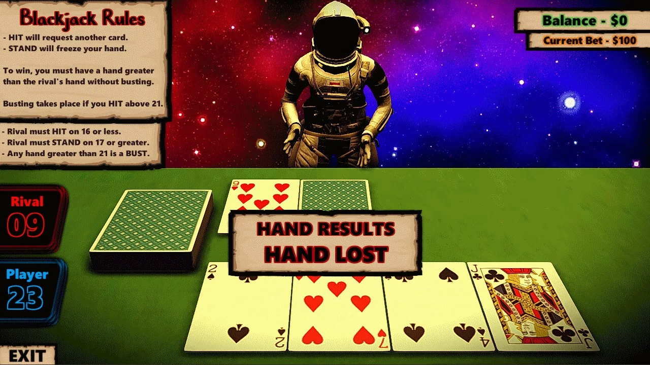 Изображение игры: Blackjack In Space