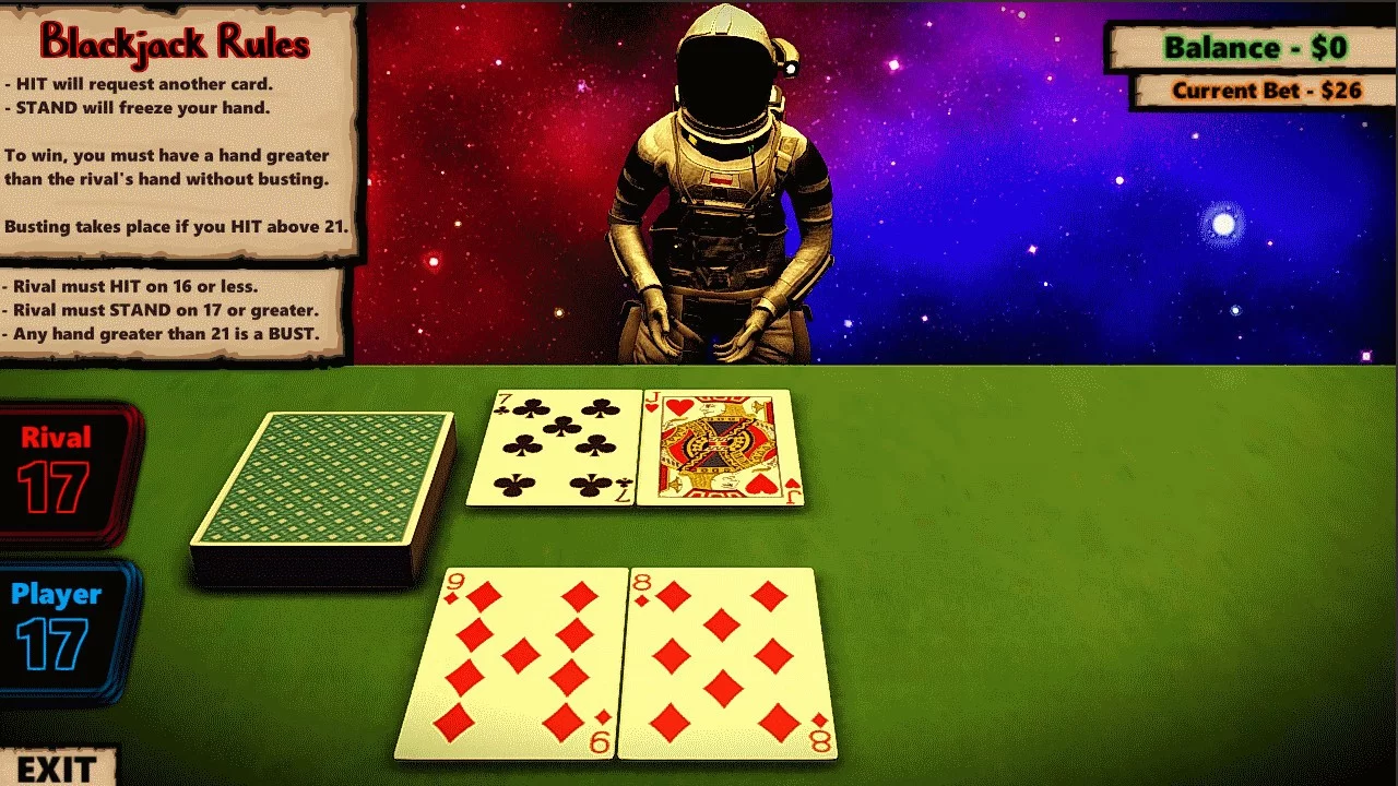 Изображение игры: Blackjack In Space