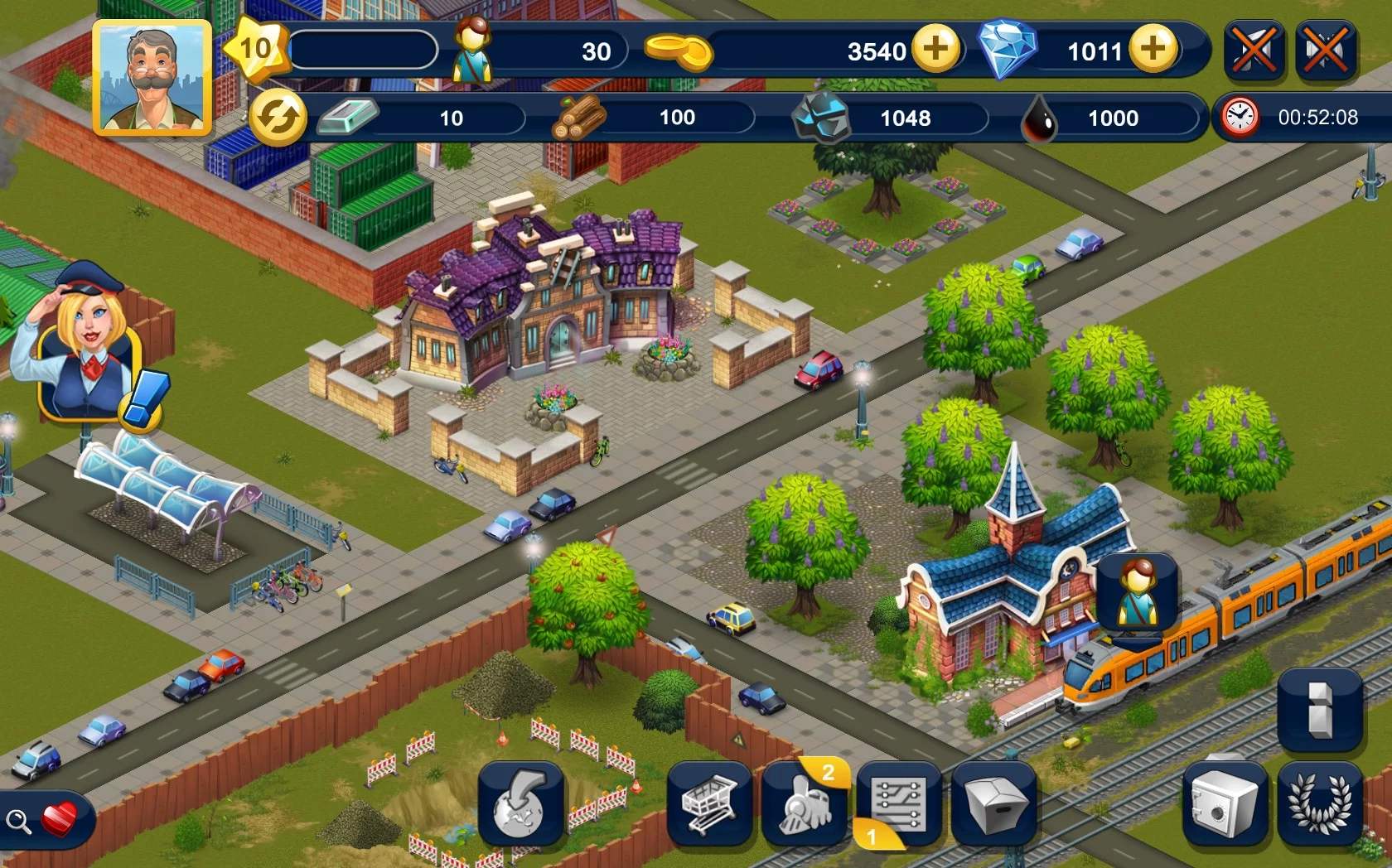 Изображение игры: Rail World