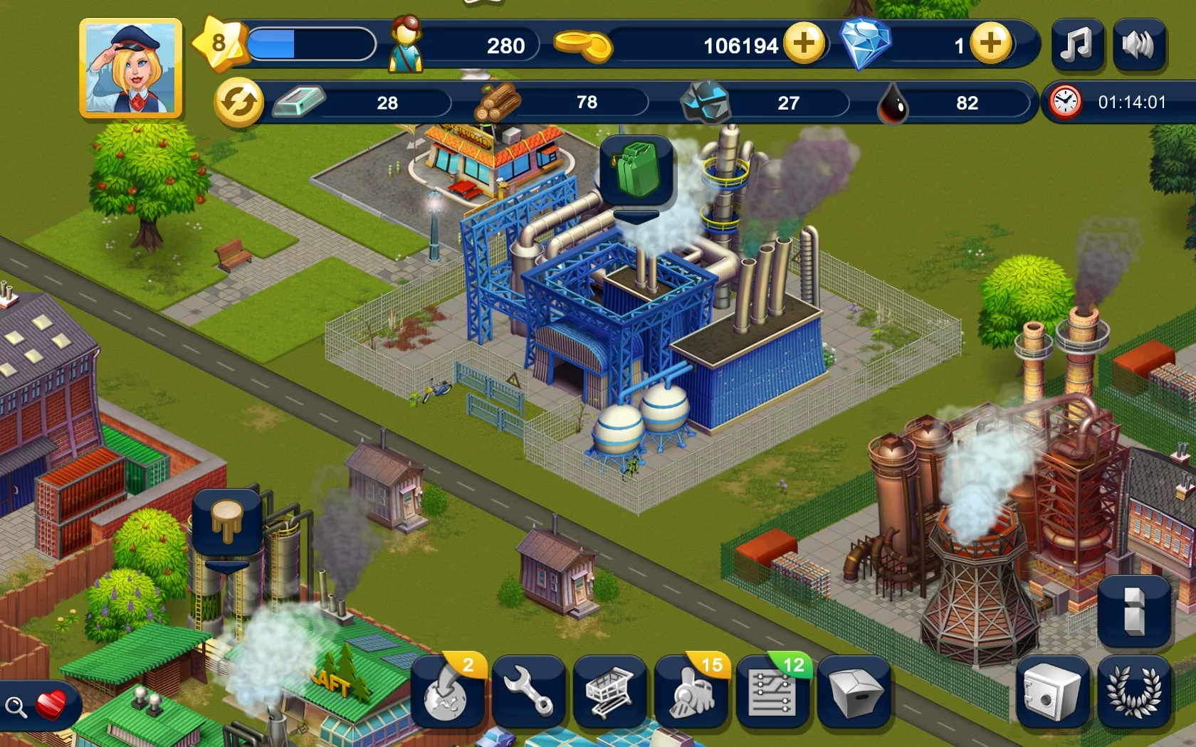 Изображение игры: Rail World