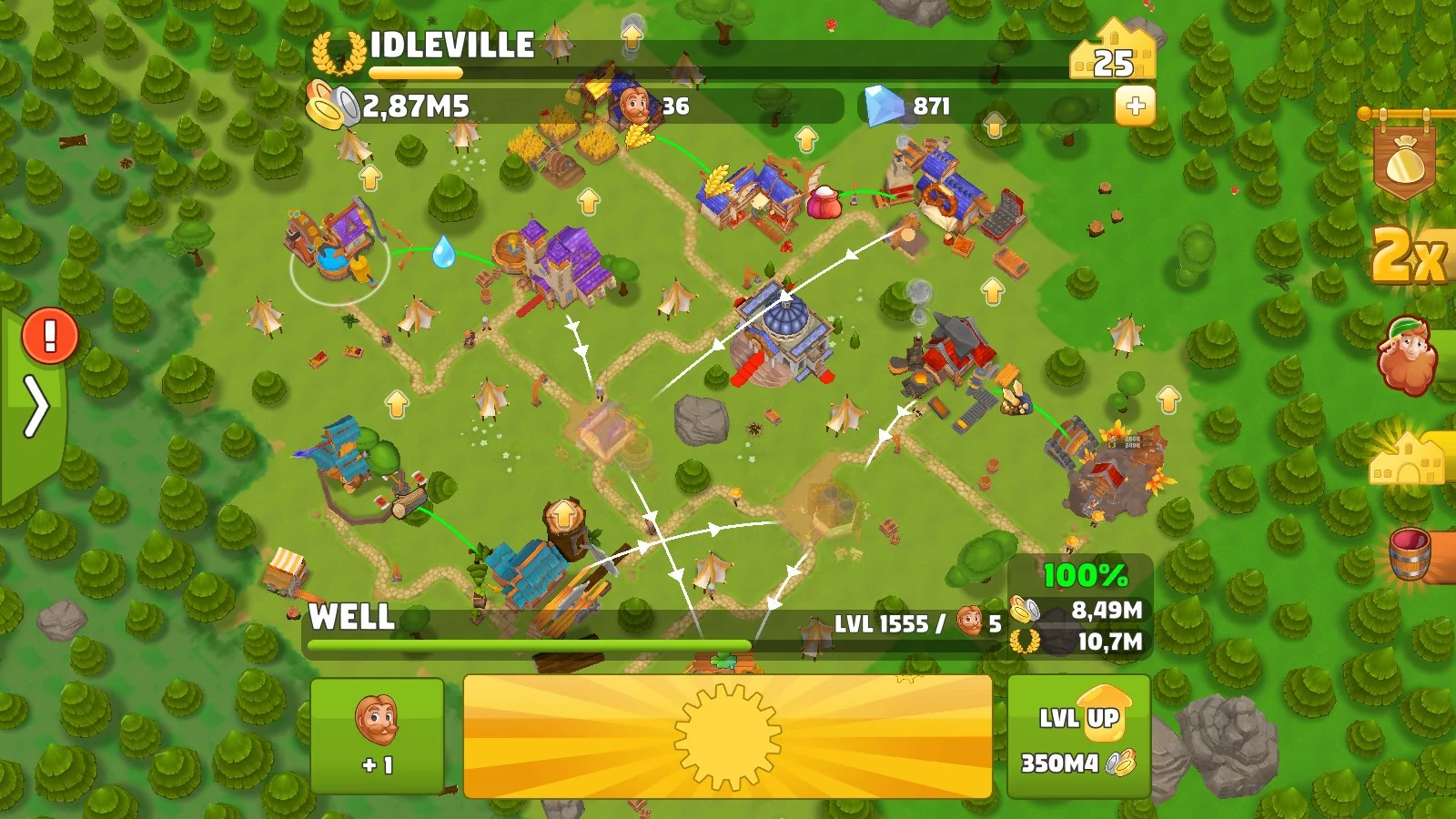 Изображение игры: Idle Kingdom Builder