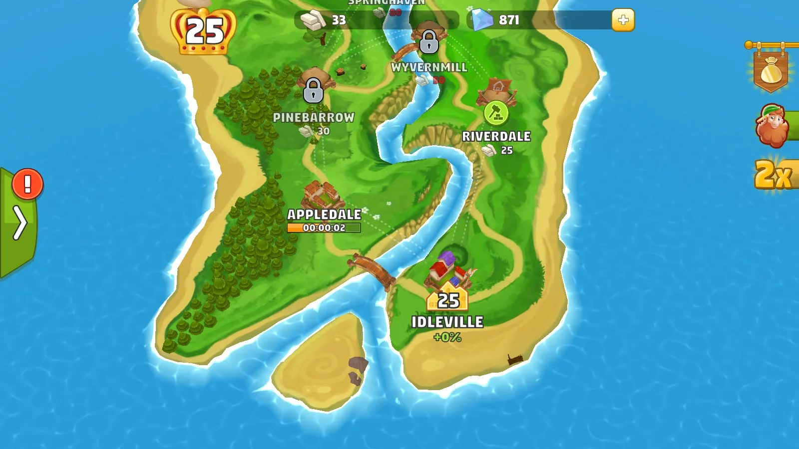 Изображение игры: Idle Kingdom Builder