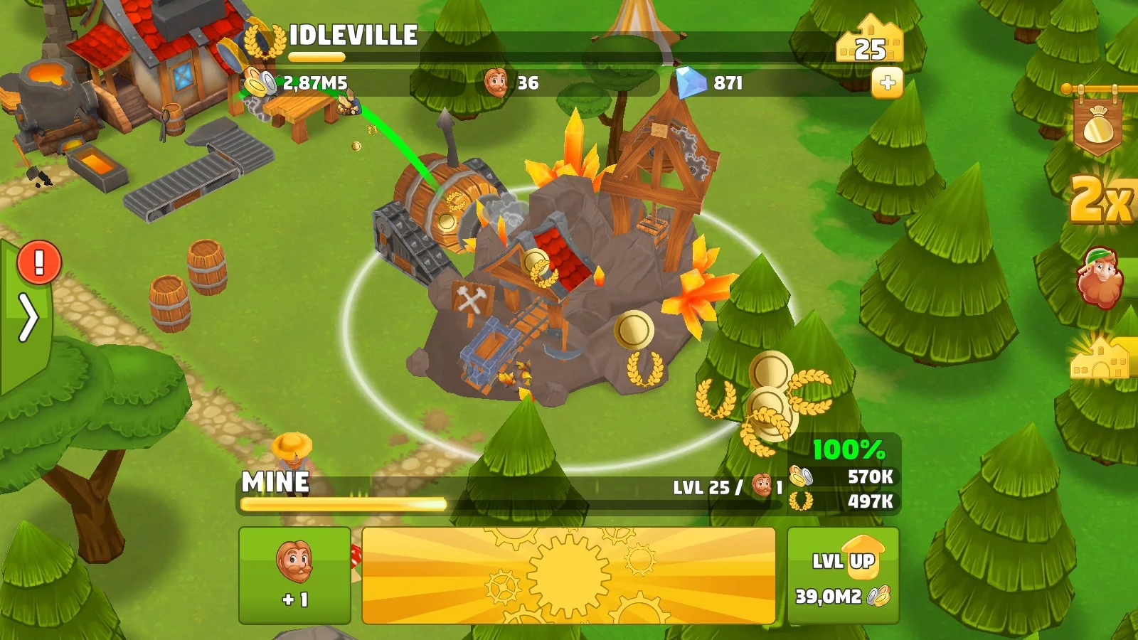 Изображение игры: Idle Kingdom Builder