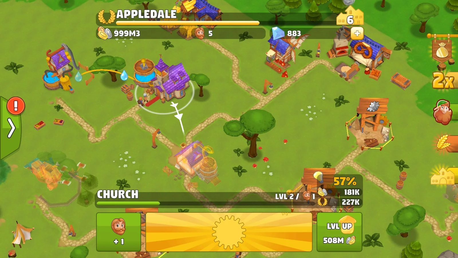 Изображение игры: Idle Kingdom Builder