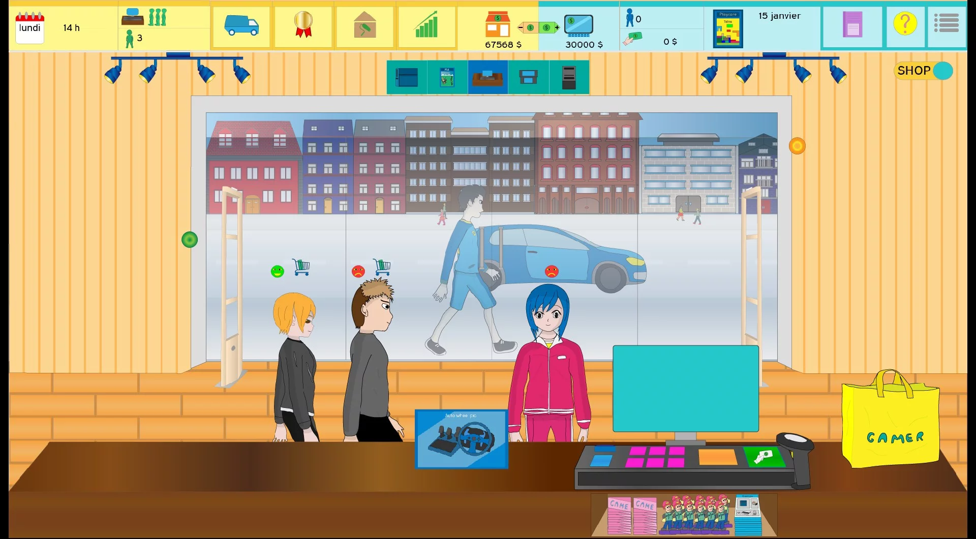 Изображение игры: Shop Manager: Video Game Tycoon