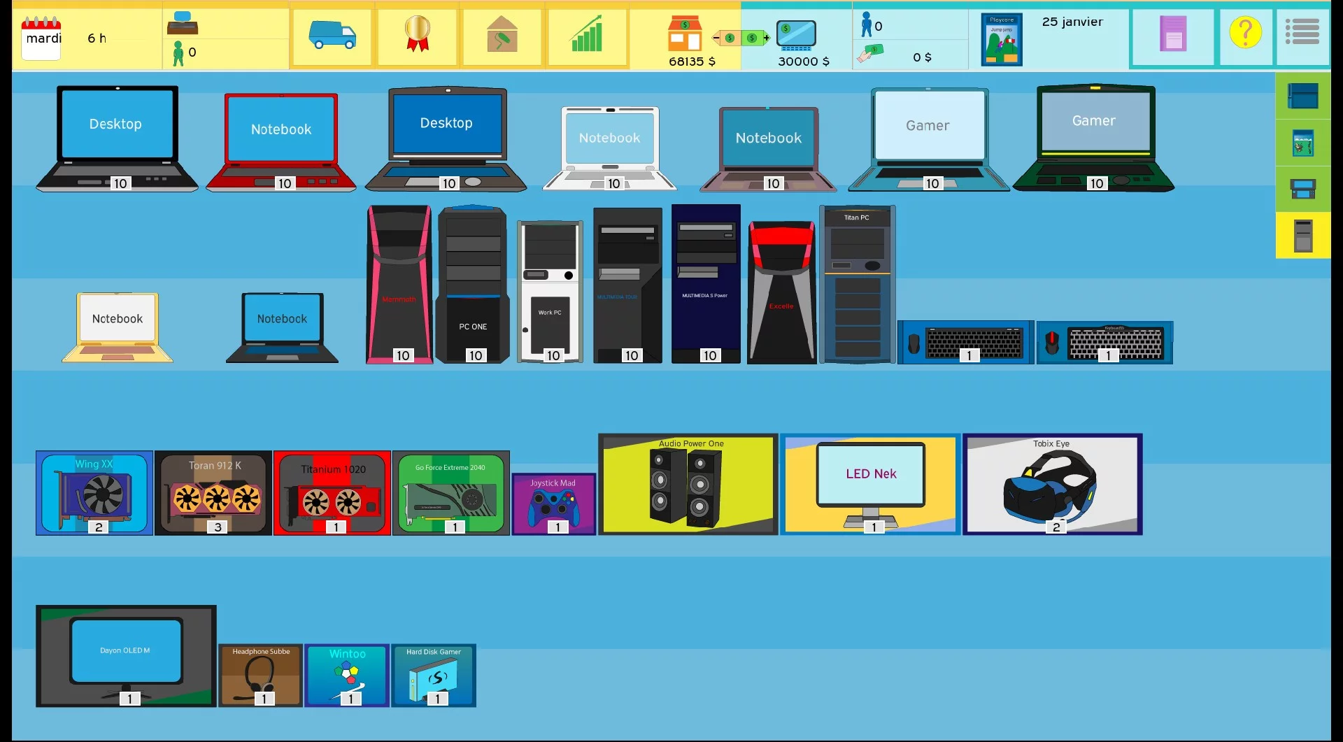 Изображение игры: Shop Manager: Video Game Tycoon