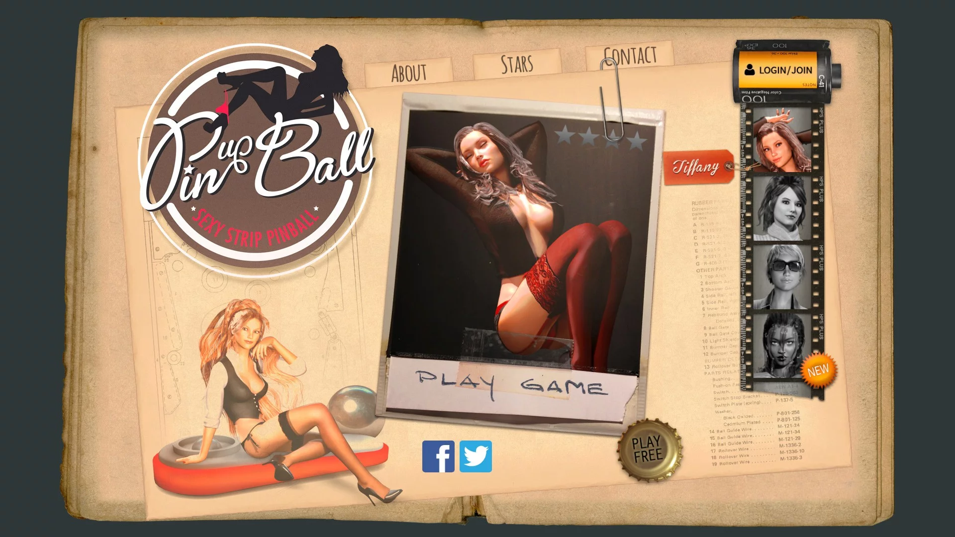 Изображение игры: Pinup Ball