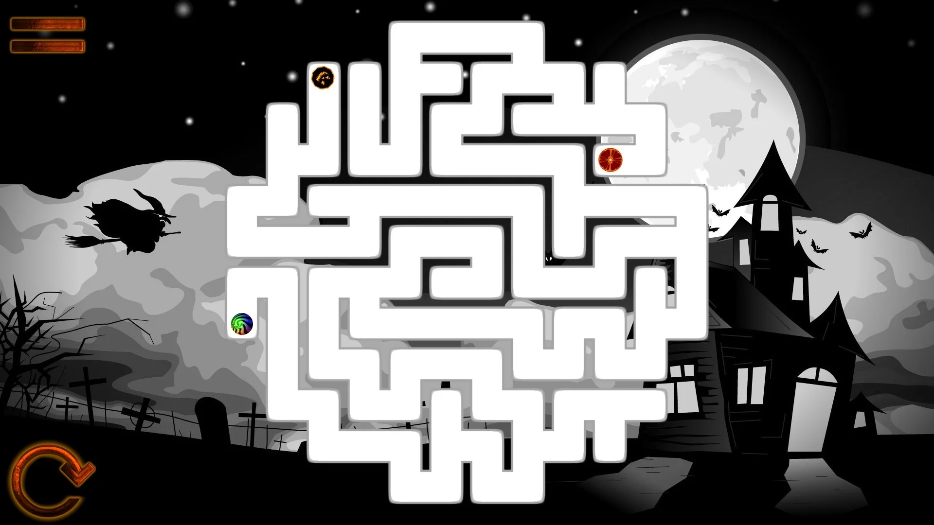 Изображение игры: aMAZE: Halloween