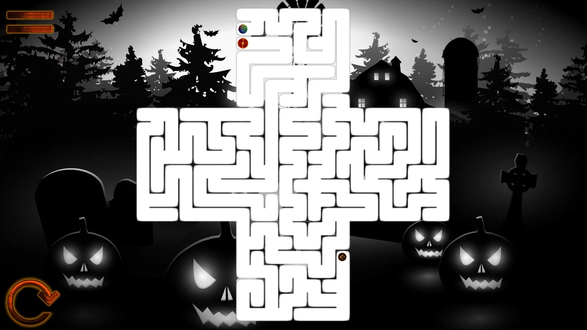 Изображение игры: aMAZE: Halloween