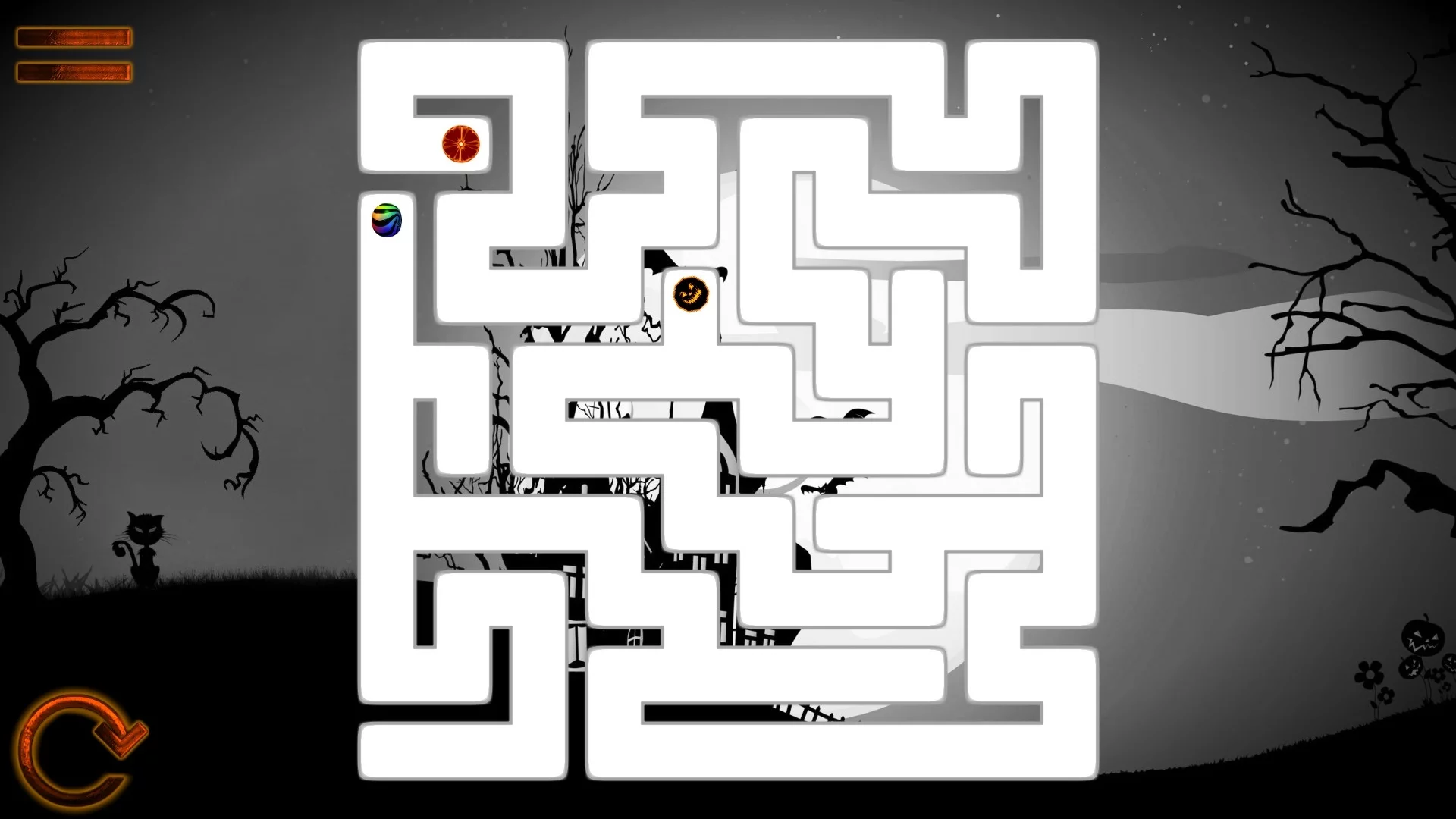 Изображение игры: aMAZE: Halloween