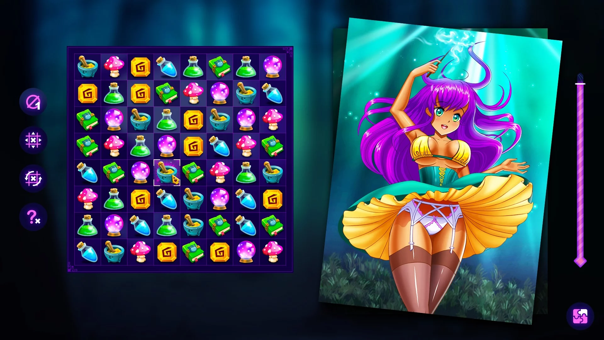 Изображение игры: Keyhole Spy: Naughty Witches